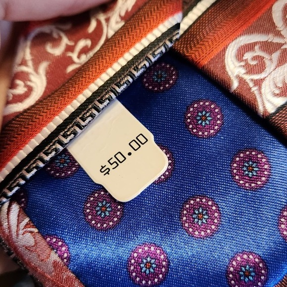 Sparks by John Sparks red tie polyester great mixed patterns in stripes work - Picture 9 of 9